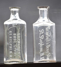 Antique St. Stephen bottles