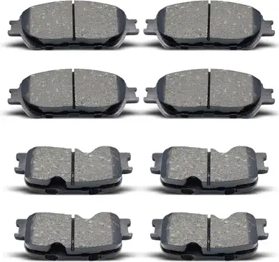 8PCS Front Rear Ceramic Brake Pads Replacement Kit Fits 2002-2003 for Lexus ES300, 2004-2006 for Lex...
