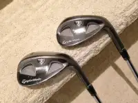 Taylormade Forged Wedge pair 56 and 60 degree wedge flex shafts