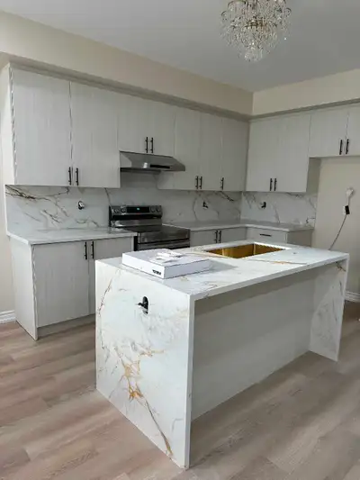 Quartz Countertop & Backsplash Installation , View more