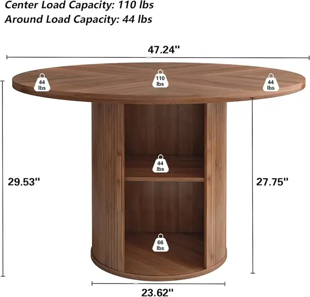 47" round dining table  in Dining Tables & Sets in Markham / York Region - Image 8