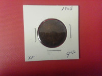 1903       Canada, 1¢ coin