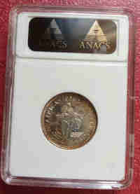 1959 South Africa Silver Shilling ANACS PROOF 68 