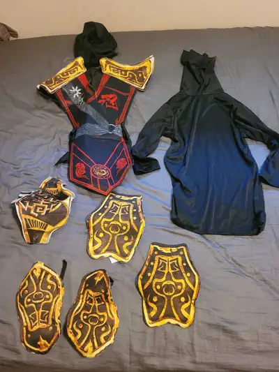 Ninja Halloween costume - child size small Pet and smoke free home Pickup at Winston Churchill and Q...