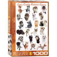 Eurographics Yoneo Morita-CATS 1000pc Jigsaw Puzzle