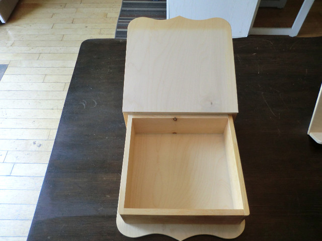 Pièce de bois : boîte décorative avec couvercle dans Loisirs et artisanat  à Shawinigan - Image 2