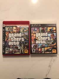 Grand Theft Auto IV + V PlayStation 3 PS3