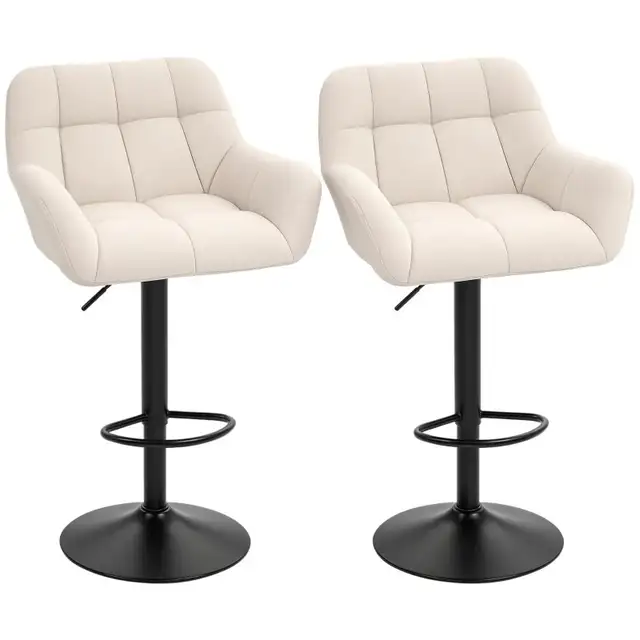 Swivel Bar stool Adjustable Bar Stool with Footrest in Chairs & Recliners in Markham / York Region - Image 10