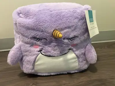 Unicorn Kids Pouf - 30x30x30cm, View more