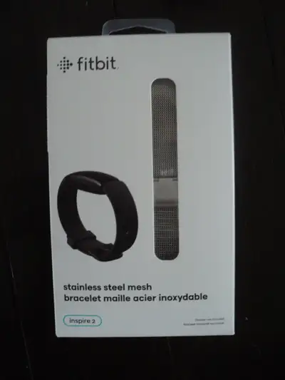 Fitbit stainless steel mesh bracelet  *SEALED/NEVER USED*, View more