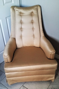 Tufted Mid-Century Style Armchair