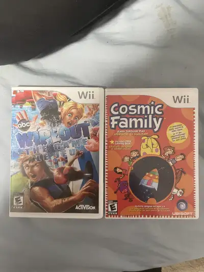 Wii Games: Wipeout & Cosmic Family, View more