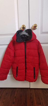 Youth red puffer jacket 