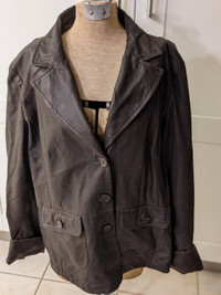 Leather XL Woman's Jacket