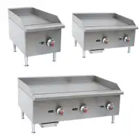 Commercial Heavy Duty Flat Top Griddle (Gas/Propane)