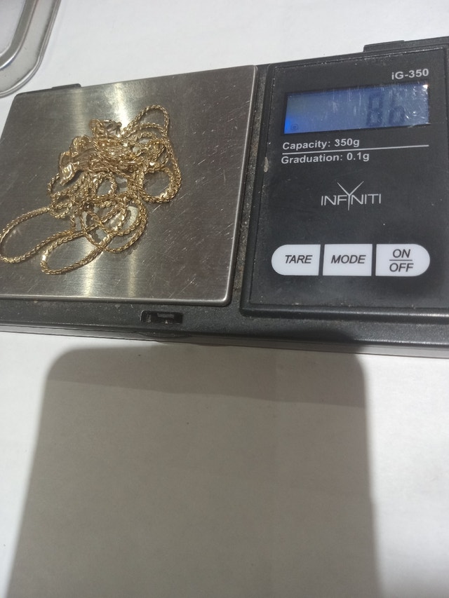 18k gold chain 14k pendent set Jewellery & Watches Mississauga