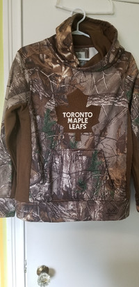 Toronto Maple Leafs Youth Camouflage Hoodie - Large