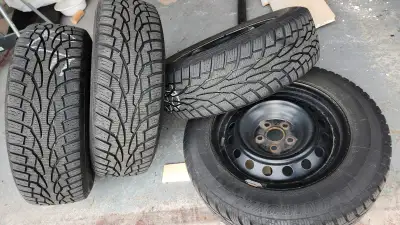 Winter Tires for Sale- all 4 tires with rims for $450 or negotiable. The tires are from 2020 Prius P...