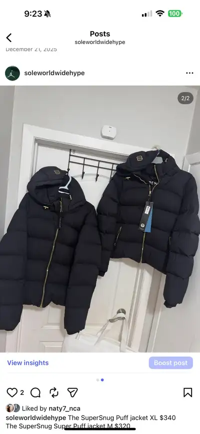 The SuperSnug Super Puff jacket M $320, View more