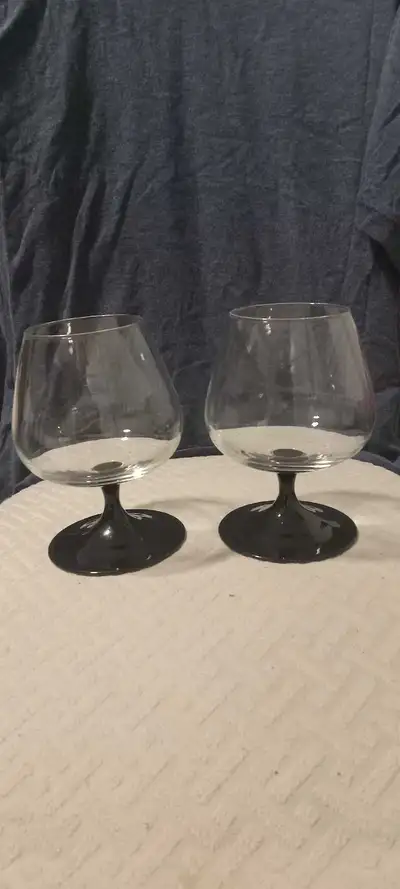 Brandy Glasses Black Stemware, View more