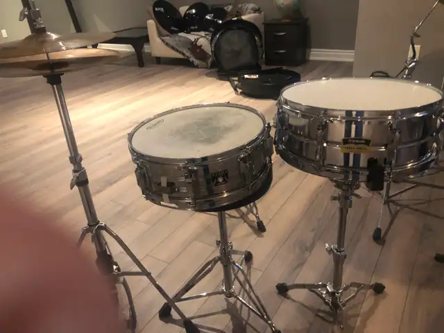 MANY CYMBALS TAMA,YAMA SNARES, DOUBLE BASS PEDAL, DRUM PARTS+MOR in Drums & Percussion in Markham / York Region - Image 2