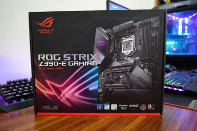 Intel Core I7-8700K+ASUS ROG STRIX Z390-E Gaming Motherboard, View more