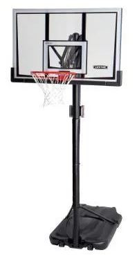 Lifetime Adjustable Basketball net with padding & ball returner