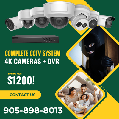 Secure your home or business with our advanced security cameras and alarm system — built to deliver...