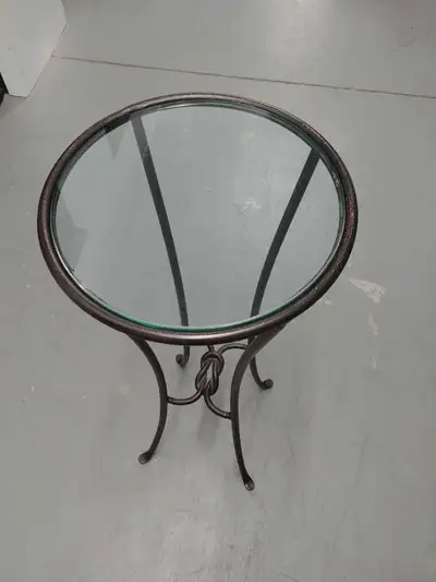 Wrot Iron End Table, View more