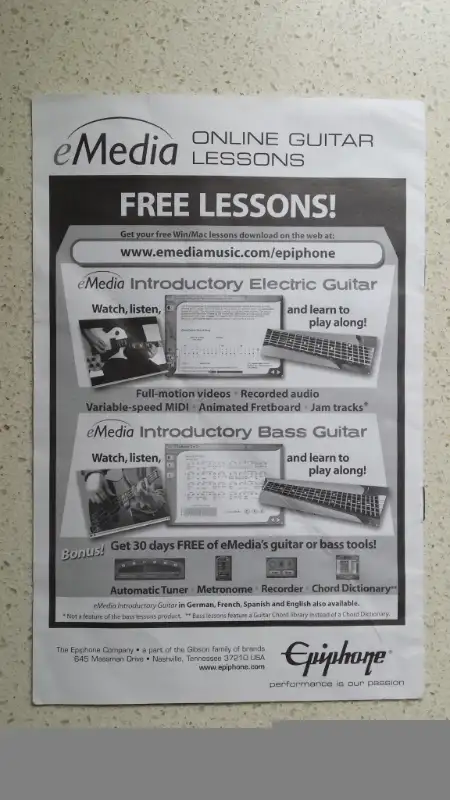 2013-2015  "LES PAUL" AMPLIFIER OWNERS MANUAL in Performance & DJ Equipment in Kitchener / Waterloo - Image 3