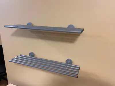 Selling 2- 24” wall mount Display Ikea Shelves, View more