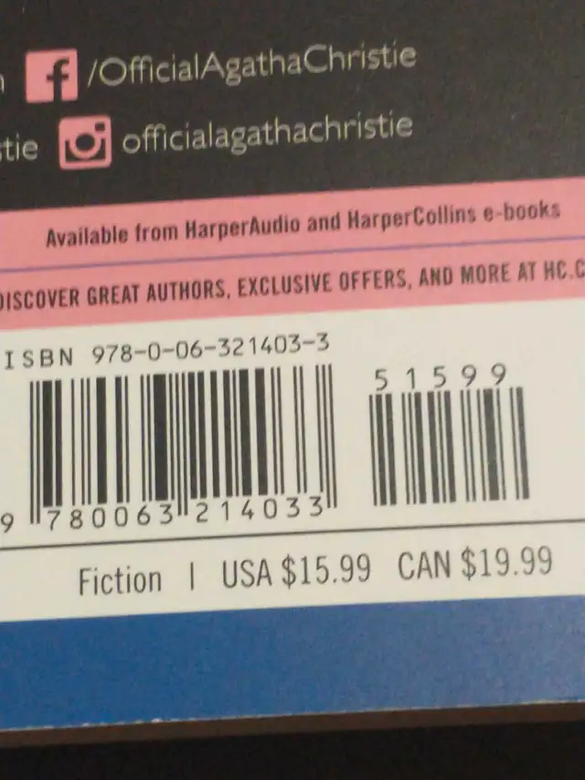 Agatha Christie The Moving Finger softcover, 226 pages62863264634626122