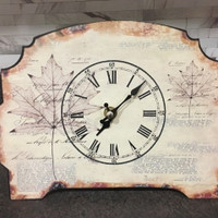 Cool Rustic Table Clock ~  Like New
