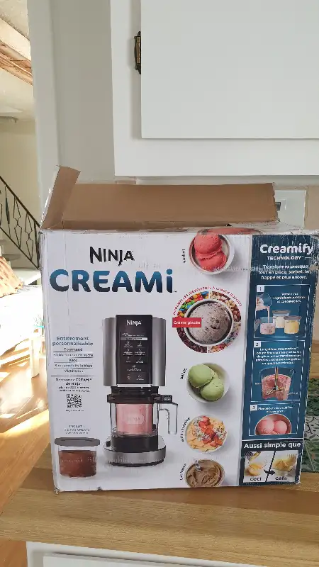 Ninja NC301C, CREAMi Cream Maker, 7 One-Touch Programs w/ extras62863262791938121