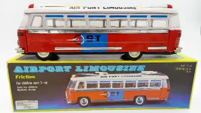 Modèle Vintage...De ma collection...Autobus Airport Limousine "Shanghaï" flambant neuf dans boîte......