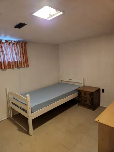 One room in the house for rent to single who must be employed, mature and tidy • Location is in the...