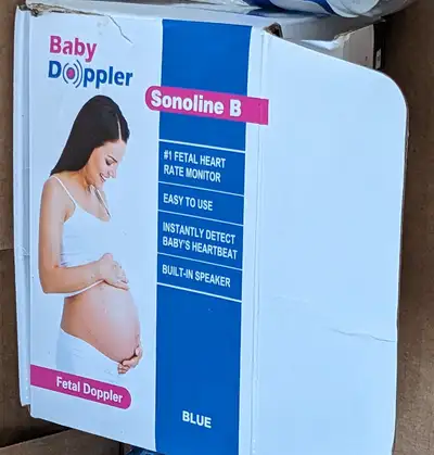 "Are you curious what your little one is doing in your belly? This monitor system allows you to list...