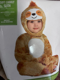 18-24 month sloth costume in bag 
