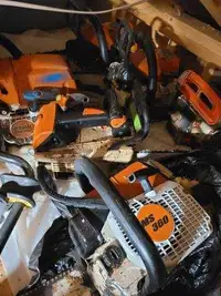Looking for Blown up Chainsaws and Gas Powered Tools