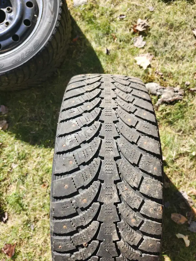 Antares Grip 60 ice Studded Tires on Steel Rims in Tires & Rims in Bedford - Image 7