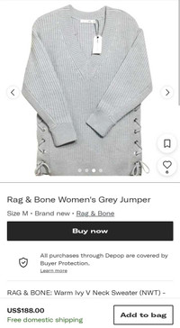 Rag & Bone V-Neck Sweater