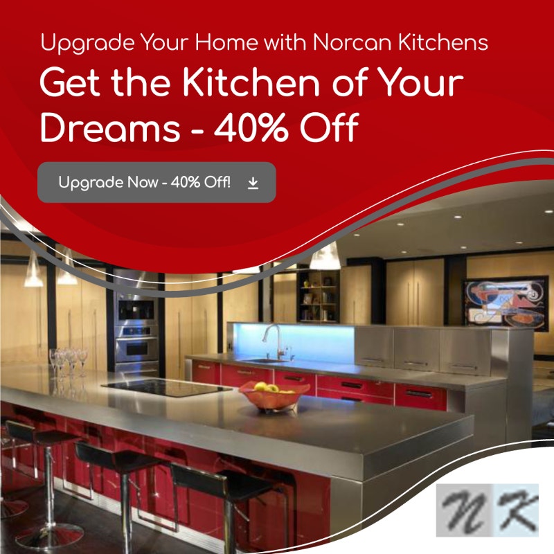 Norcan Kitchens Get 40 Off Renovation Upgrade Now