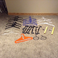 Clothes Hangers Wood & Plastic - Assorted Designs & Size