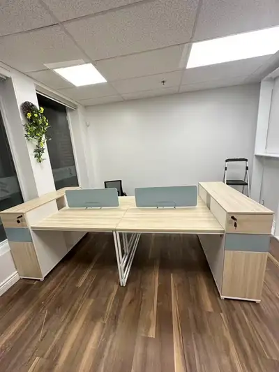 Luxury office table, manager table, double side table, Voir plus