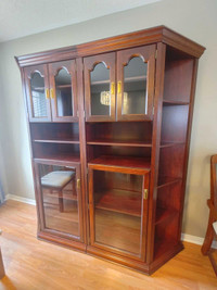 Moving sale - 4 piece dining cabinet shel wall unit