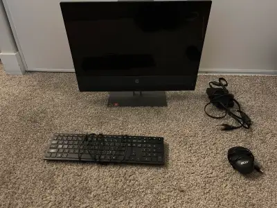 All in one Personal computer Specs: Amd Ryzen 5 Radeon Vega Graphics Windows 10 8GB Ram 256GB SSD 1T...