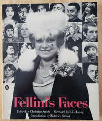 FELLINI'S FACES - Softcover - 1982 -FIRST AMERICAN EDITION