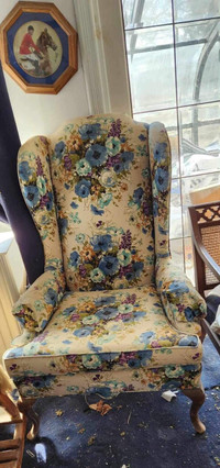 2antique Wingback chairs