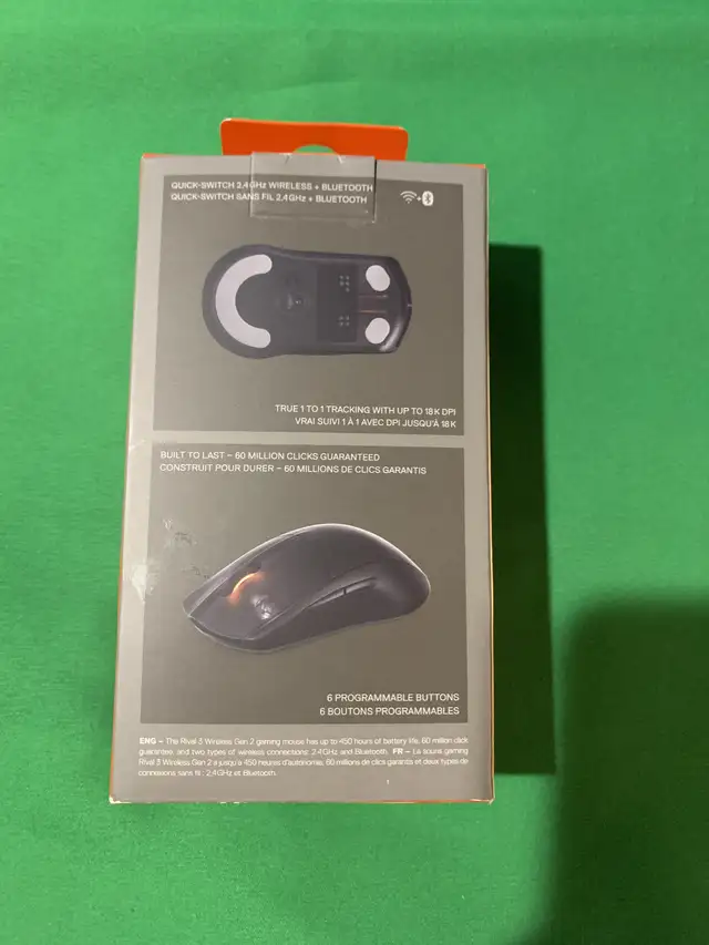 Wireless Mouse (2.4GHz + Bluetooth, Rival 3, Steelseries)497224292416901123