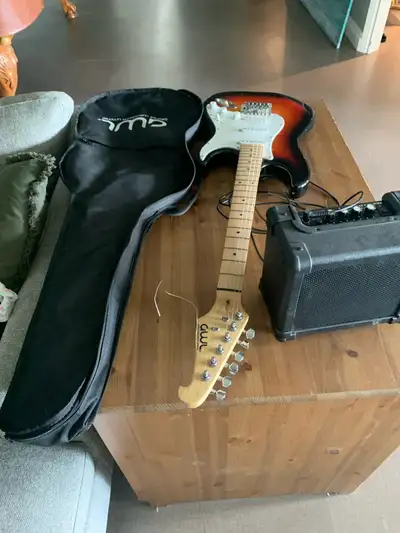 guitar,AMP and bag, View more